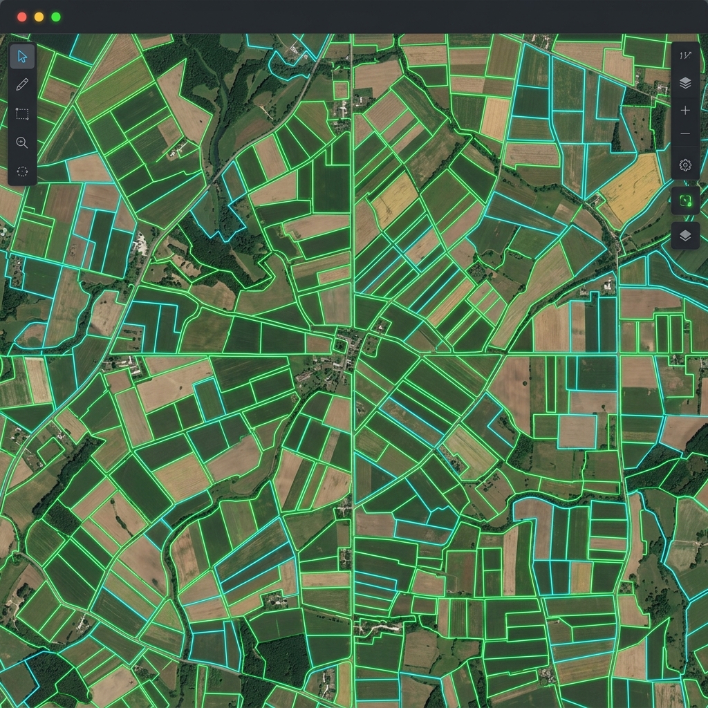 Field Boundary Delineation Using SAM